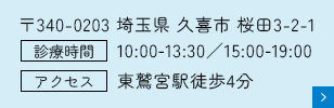 診療時間　アクセス